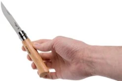 Opinel Couteau De Poche No. 8 Classic, Inox, Avec étui En Cuir, Hêtre -Opinel OP001089 08 opinel v201903