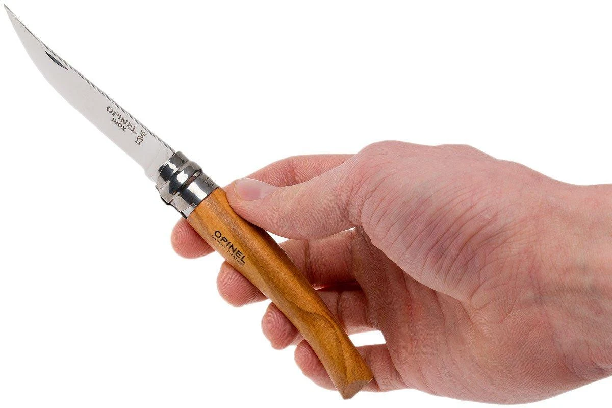 Opinel Slim Line No. 8, Olivier, Couteau De Poche 9 Opinel Slim Line No. 8, Olivier, Couteau De Poche – Image 7