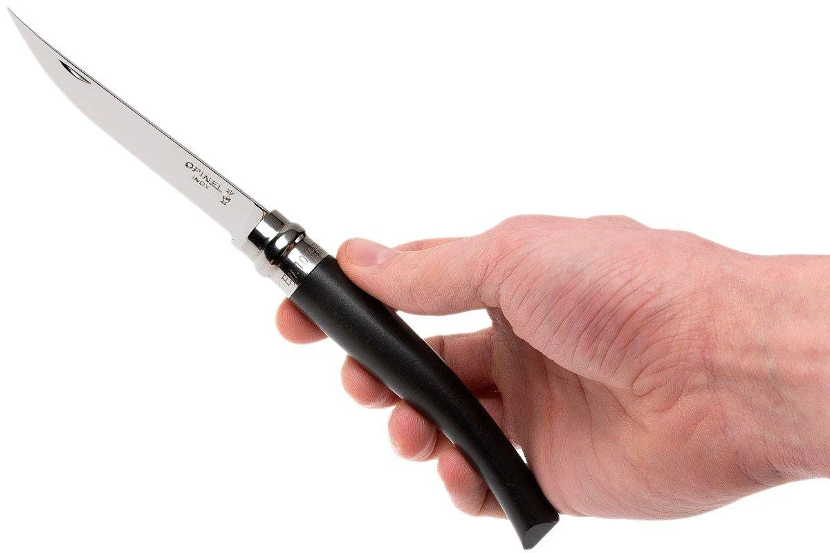Opinel Couteau De Poche No. 10 Slim Line, Inox, Ebène 9 Opinel Couteau De Poche No. 10 Slim Line, Inox, Ebène – Image 7