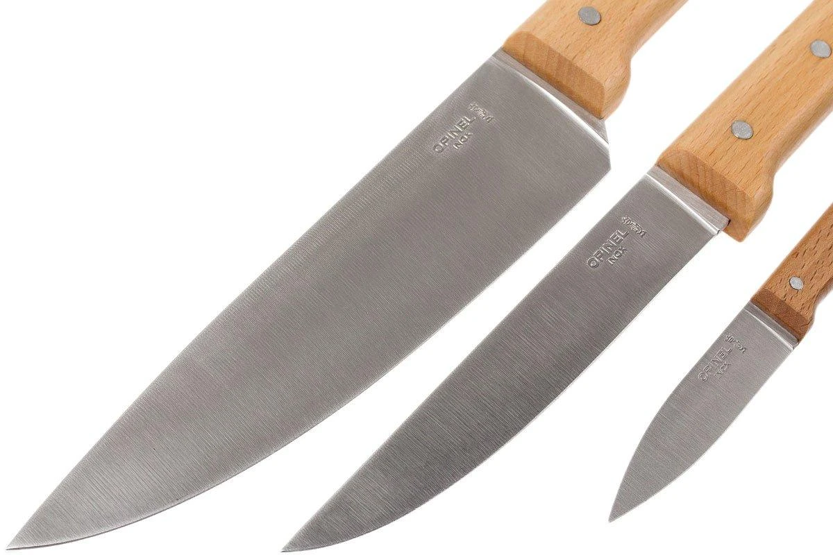 Opinel Trio Parrallèle OP001838, Set De Couteaux 3 Pièces 5 Opinel Trio Parrallèle OP001838, Set De Couteaux 3 Pièces – Image 3