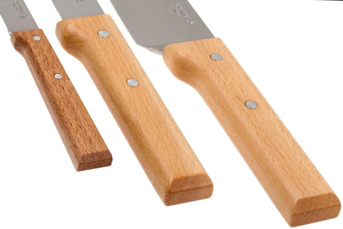 Opinel Trio Parrallèle OP001838, Set De Couteaux 3 Pièces 6 Opinel Trio Parrallèle OP001838, Set De Couteaux 3 Pièces – Image 4