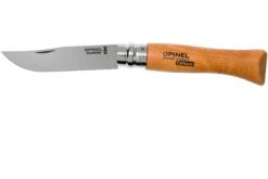 Opinel No. 09, Couteau De Poche, Acier De Carbone, Lame 9 Cm