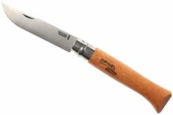 Opinel No. 12, Couteau De Poche, Acier De Carbone, Lame 12 Cm