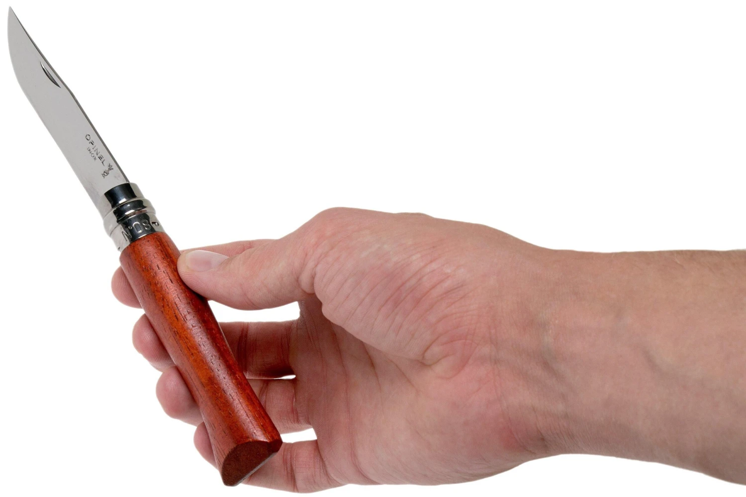 Opinel Couteau De Poche No. 8 Gamme De Luxe, Inox, Padouk 10 Opinel Couteau De Poche No. 8 Gamme De Luxe, Inox, Padouk – Image 8