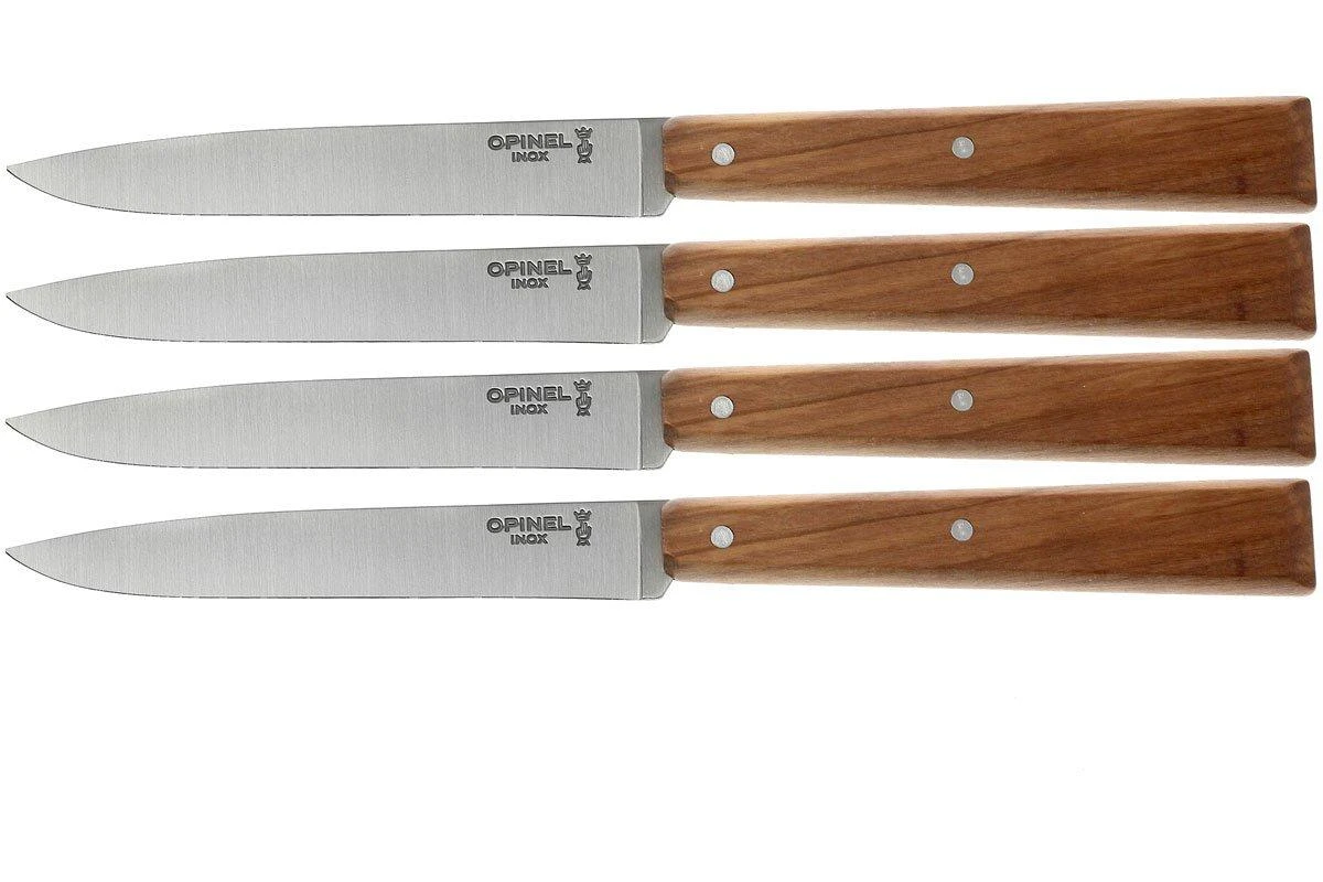 Opinel T001515, Set De Couteaux à Steak, Esprit Sud, Bois D'olivier 3 Opinel T001515, Set De Couteaux à Steak, Esprit Sud, Bois D'olivier