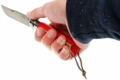 Opinel No. 08 Couteau De Poche Trekking, Rouge -Opinel OPT001705 05 opinel trekking opt001705 d5