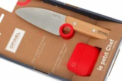 Opinel Couteau De Cuisine Et Protège-doigt 'Le Petit Chef' -Opinel OPT001744 07 opinel keukenmes vingerbeschermer opt001744 d7