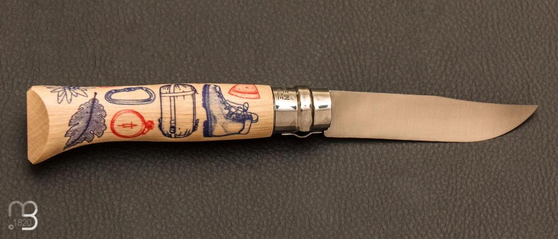 Couteau Opinel N°8 Bivouac Édition Escapade Par Jérémy " Les Aiguilles De Djé" 4 Couteau Opinel N°8 Bivouac Édition Escapade Par Jérémy " Les Aiguilles De Djé" – Image 2