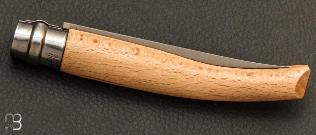 Couteau Opinel Effilé N°10 Inox Hêtre 4 Couteau Opinel Effilé N°10 Inox Hêtre – Image 2