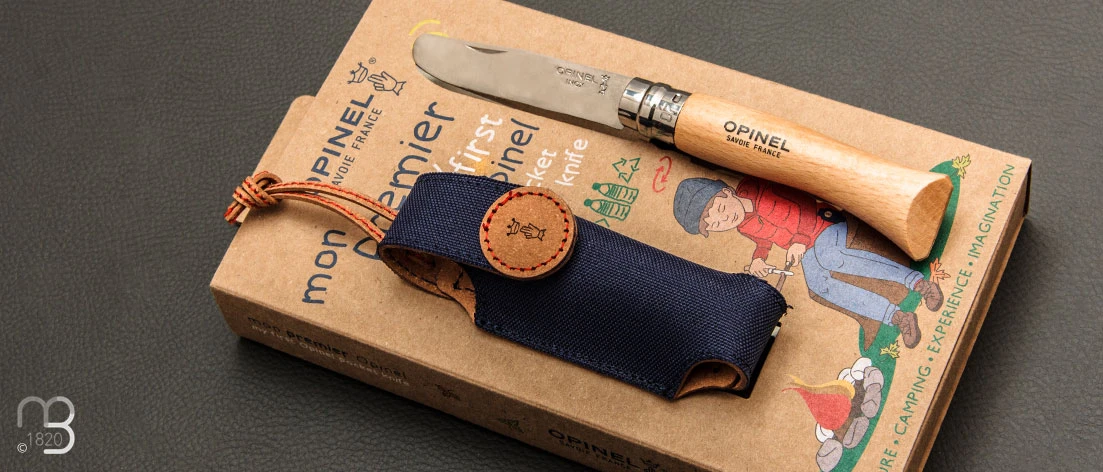 Couteau Opinel Enfant N°7 Inox Hêtre + étui 4 Couteau Opinel Enfant N°7 Inox Hêtre + étui – Image 2