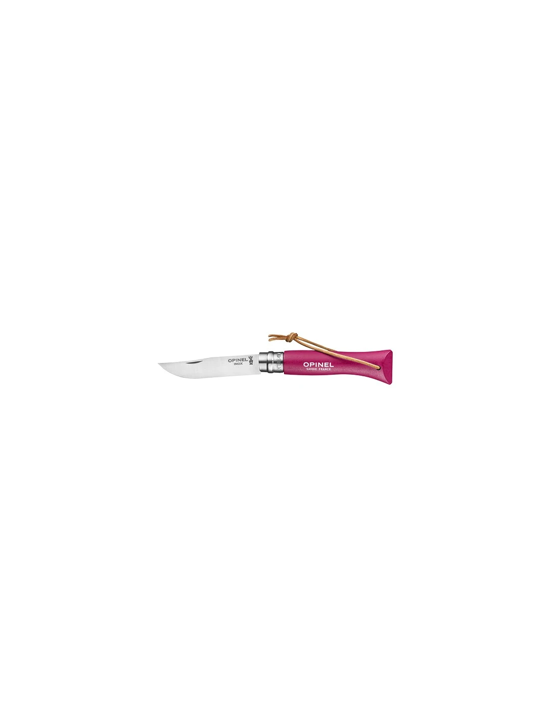 Couteau Pliant Opinel Baroudeur N°06 Inox Framboise 3 Couteau Pliant Opinel Baroudeur N°06 Inox Framboise