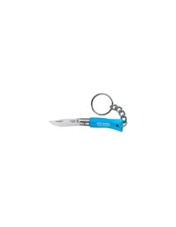 Couteau Porte-clés Opinel N°02 Inox Manche Charme Bleu-Cyan