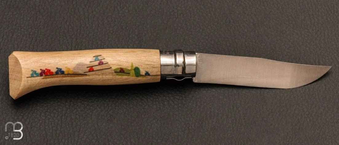 Couteau Opinel N°8 Tour De France Sublimé 2021 4 Couteau Opinel N°8 Tour De France Sublimé 2021 – Image 2