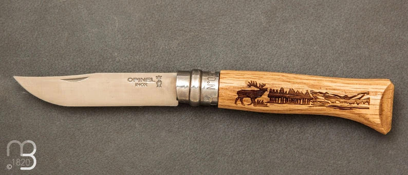 Couteau Opinel N°8 Cerf Animalia 3 Couteau Opinel N°8 Cerf Animalia