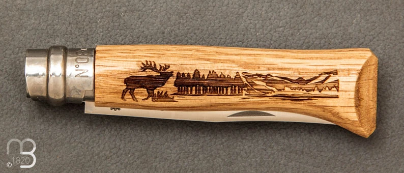 Couteau Opinel N°8 Cerf Animalia 5 Couteau Opinel N°8 Cerf Animalia – Image 3