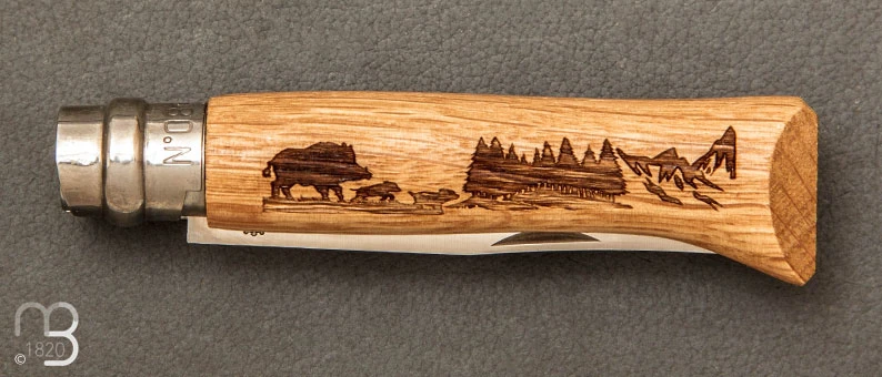 Couteau Opinel N°08 Sanglier Animalia 5 Couteau Opinel N°08 Sanglier Animalia – Image 3