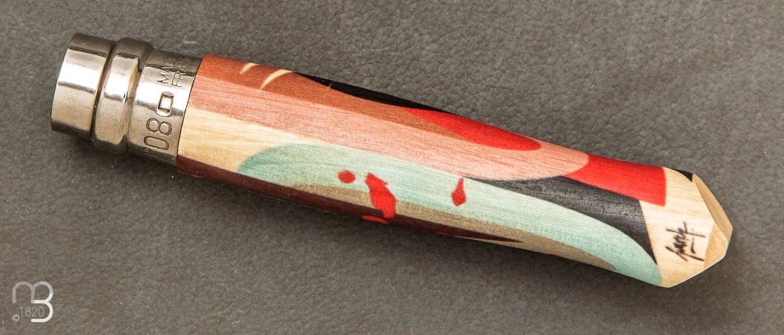 Couteau " Édition Amour Par Franck Pellegrino " Opinel N°08 6 Couteau " Édition Amour Par Franck Pellegrino " Opinel N°08 – Image 4